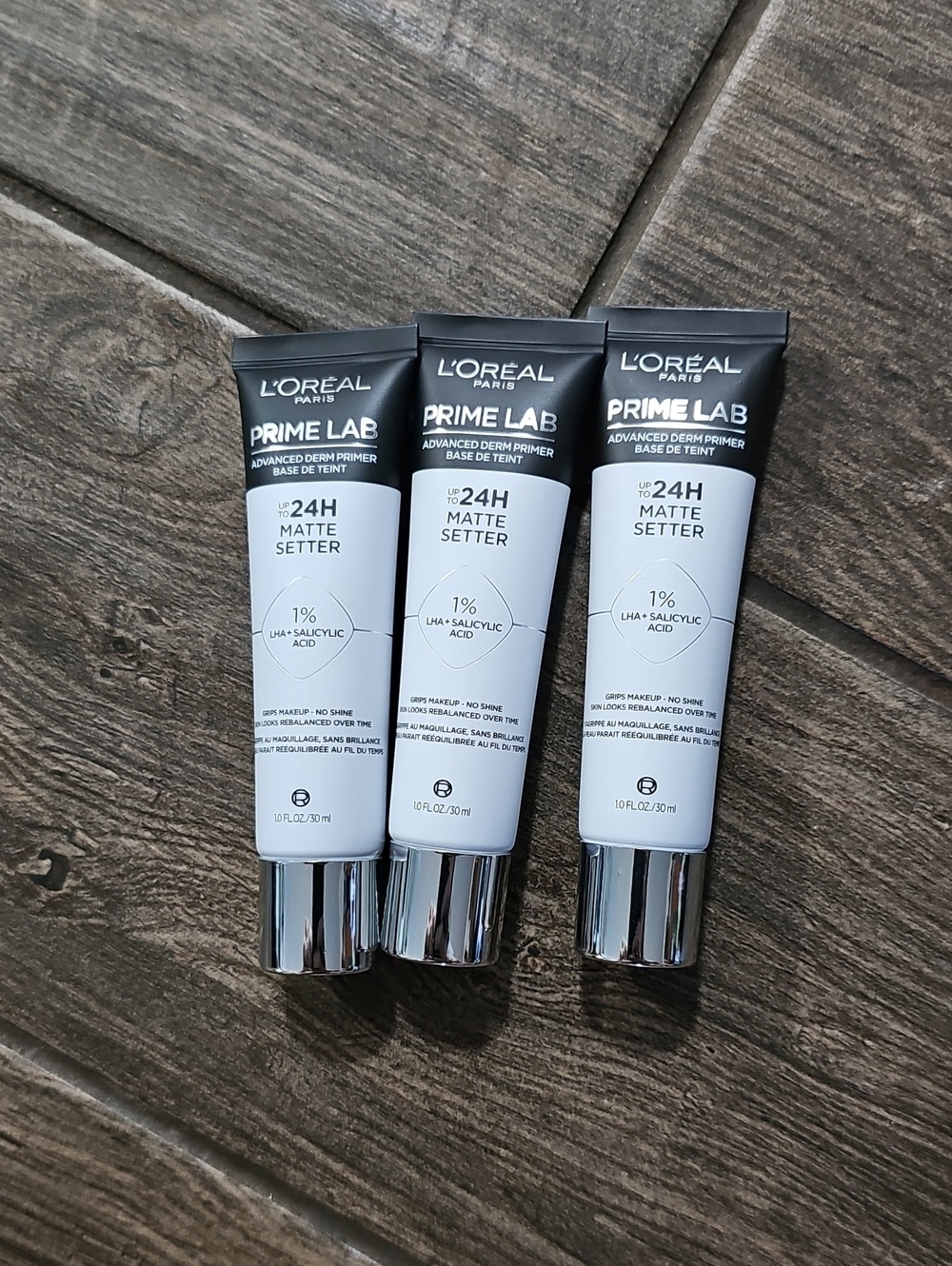L'Oréal Prime Lab 24H Matte Setter Primer (White/Silver)
